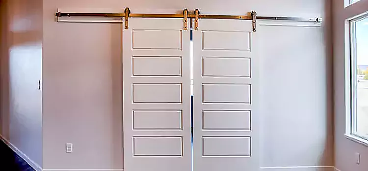 Glass Barn Door with Installation Hardware Kit Superior